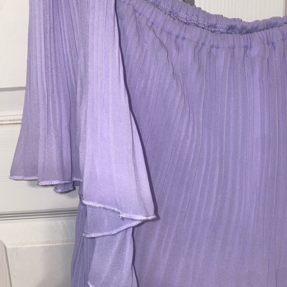 LILAC RUFFLE DRESS - Picture 6 of 6